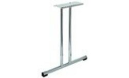 Bureau-/tafelpoot dubbel met rechte voet