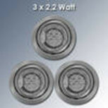 Led 89 spot in aluminium (set van 3 of 5 spots)