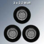 Led 89 spot in zwart (set van 3 of 5 spots)