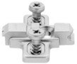175L8130 3mm Blum montageplaat (kruis+schroef)