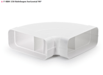 COMPAIR&reg; Flow 150 F-RBH 90 horizontale buisbocht 90&deg;