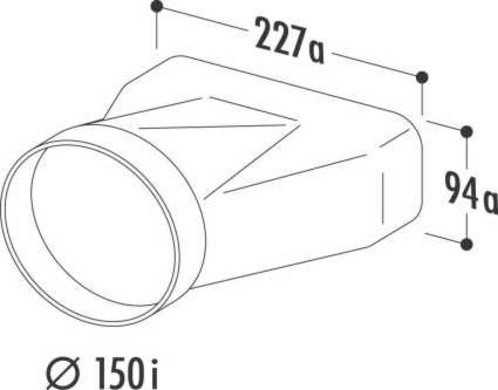 COMPAIR&reg; Flow 150 F-EST eindstuk