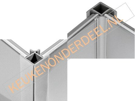 Hoekverbinder voor plint 12mm