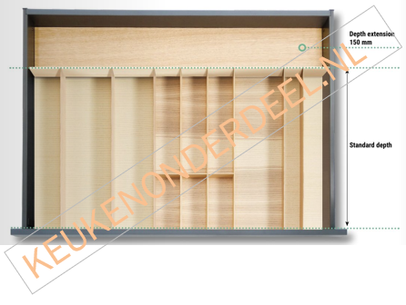 Liniq opvullijst 600mm