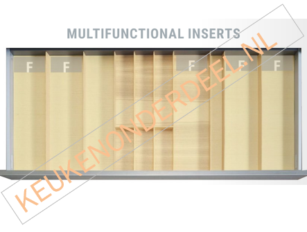 Liniq multifunctioneel inzetstuk (F)