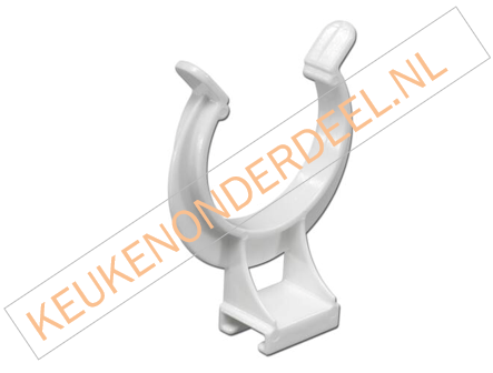 Plinthouder t.b.v. stelpoot &Oslash;33-34mm voor PVC plinten