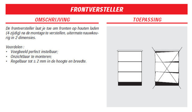 frontverstelbeslag