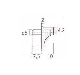 Plankdrager transparant (4 stuks)